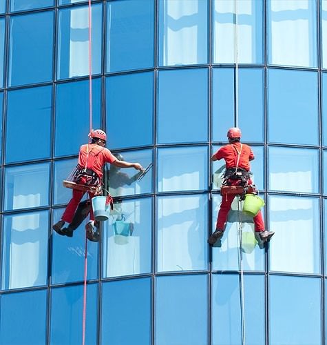 Мытье фасадов промальпинистами в Апшеронске